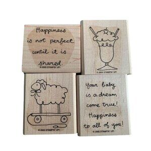 Stampin Up Everyday Celebration Rubber Stamps Set